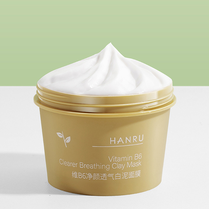Mặt nạ bùn thu nhỏ lỗ chân lông Hanru Cleansing Mud Mask 100g - Vitamin B6
