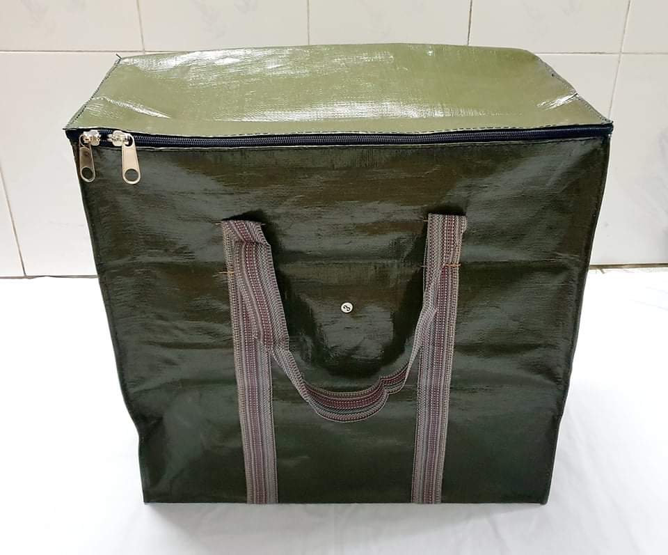 [HCM]Túi bạt đựng quần áo và hàng hóa xanh rêu loại bạt dày nhiều kích thước lựa chọn.