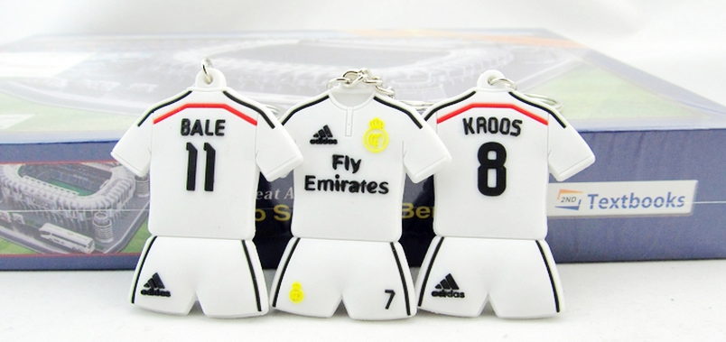 Móc khóa áo cầu thủ Ronaldo - Messi - Salah- Hazard - LiDO Sports