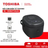 Nồi cơm điện tử Toshiba RC-18DR4TVN - Hàng chính hãng, bảo hành 12 tháng