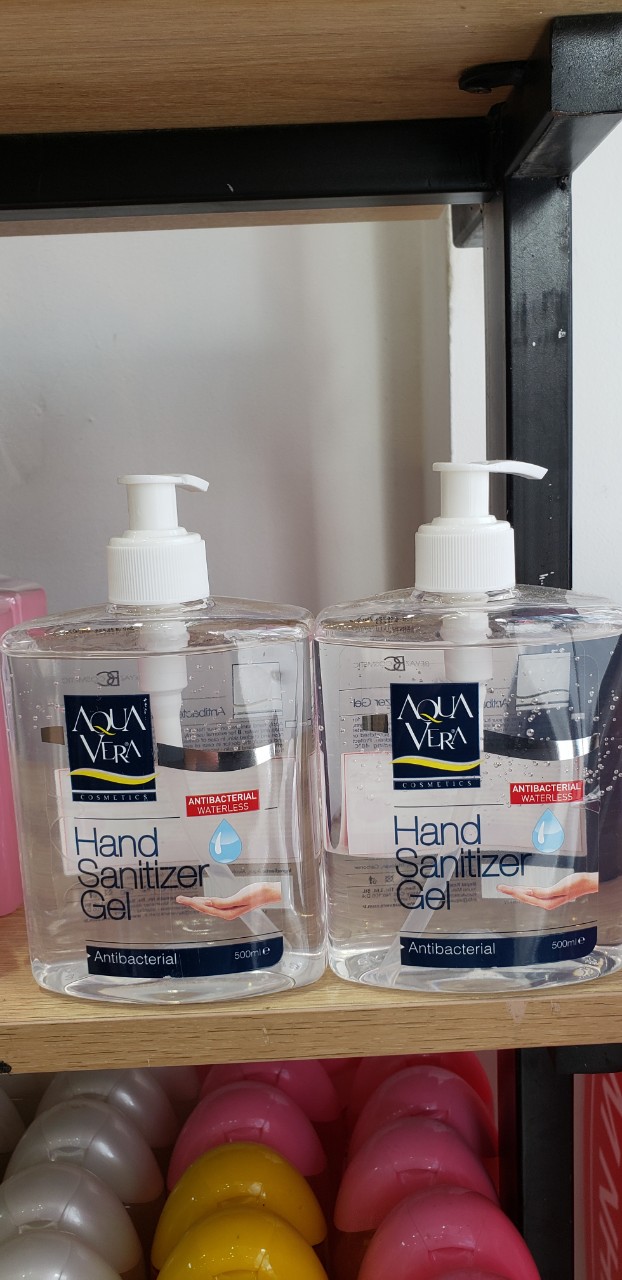 Gel rửa tay khô AquaVera kháng khuẩn 500ML