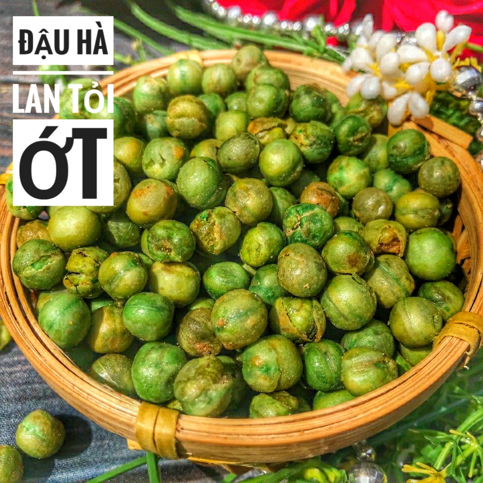 Đậu Hà Lan Tỏi Ớt - LON 400GRAM [FREE SHIP]TỪ ĐƠN 50K, [Loại Đặc Biệt] Hàng Ngon Nhà Làm