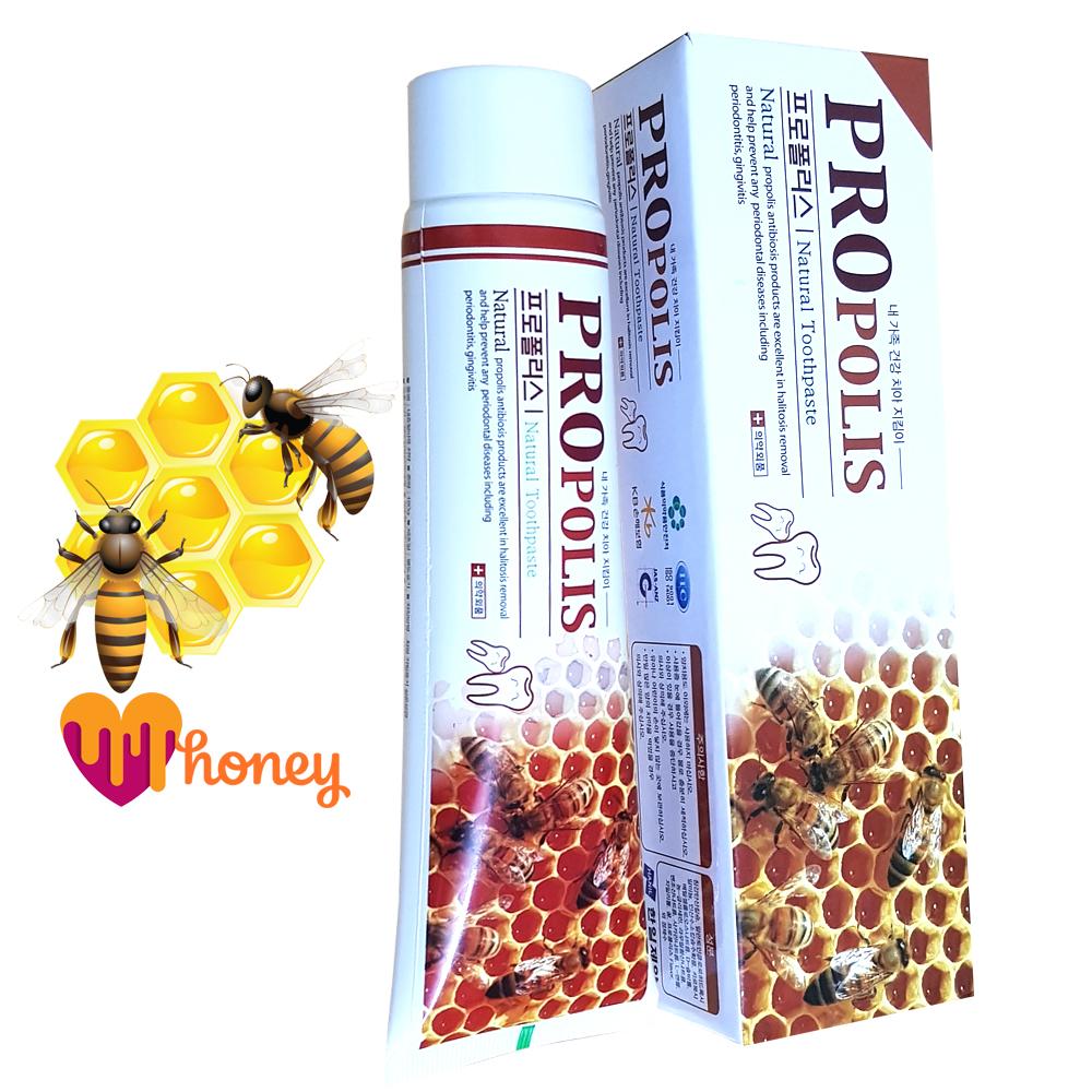 Kem đánh răng keo mật ong Pro Polis cao cấp nhập khẩu Hàn Quốc - Tuýp 180gr