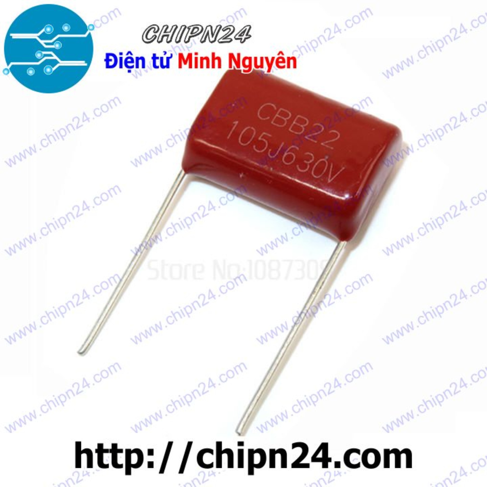 [3 con] (G55) Tụ CBB 630V 105J 105 1uF 20MM