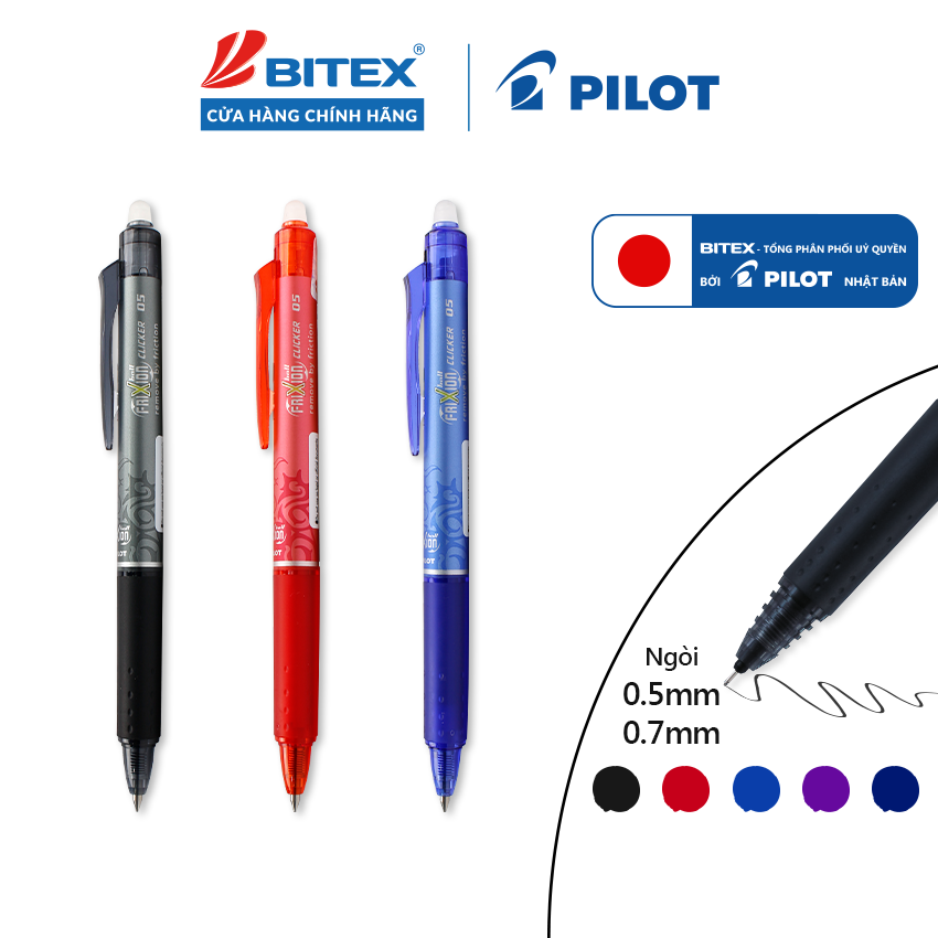 Bút Xoá được Pilot Frixion ball Clicker