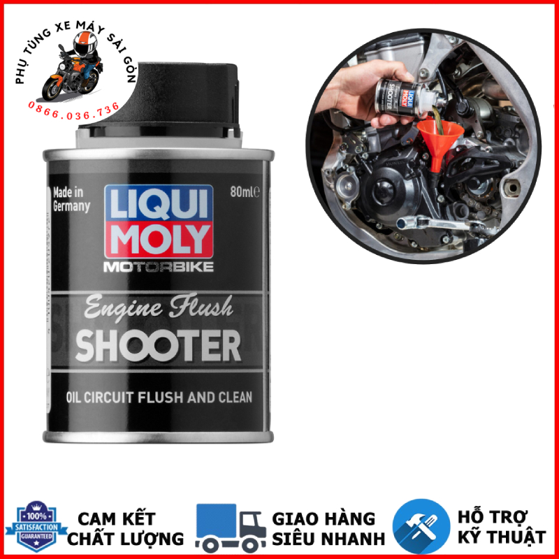 Dung dịch súc động cơ Liqui Moly Engine Flush 80ml - Nhập khẩu Đức