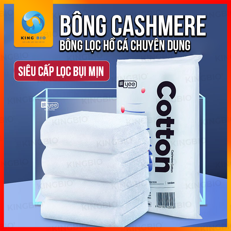 Bông lọc Cashmere cao cấp - lọc cặn bẩn bể cá siêu sạch cho hồ cá