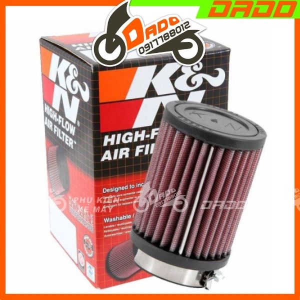 [HCM][CÓ SẴN] LỌC GIÓ K&N PÔ E TRỤ + ÁO TRÙM PÔ E CHỐNG NƯỚC HÀNG CHÍNH HÃNG- DADO SHOP