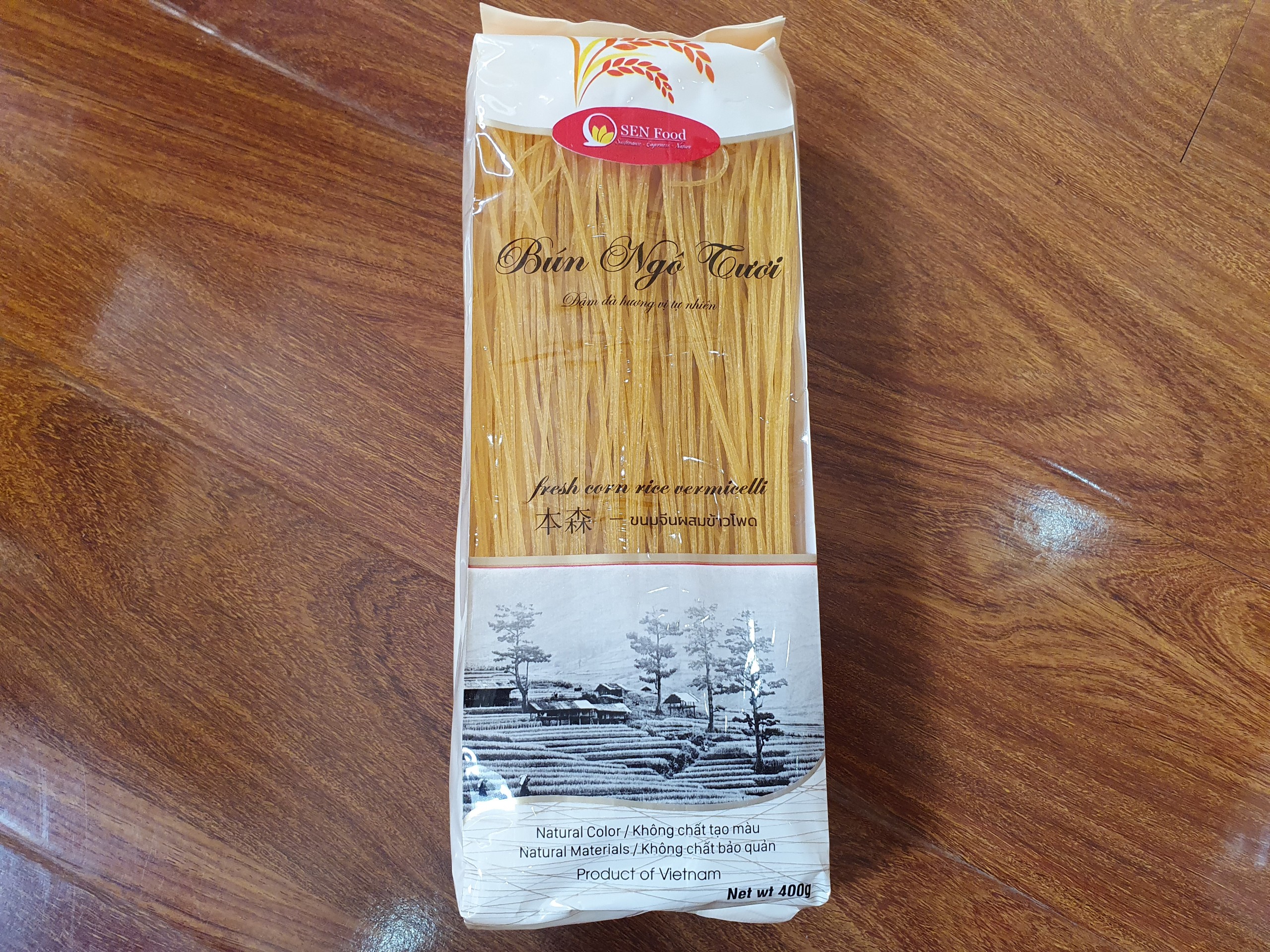 Bún ngô tươi sen foods gói 400 gram