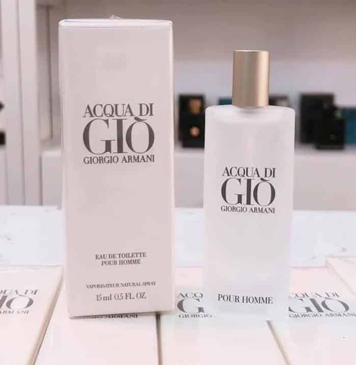 Nước Hoa Nam Mini Giò Trắng EDT 15ml Fullbox