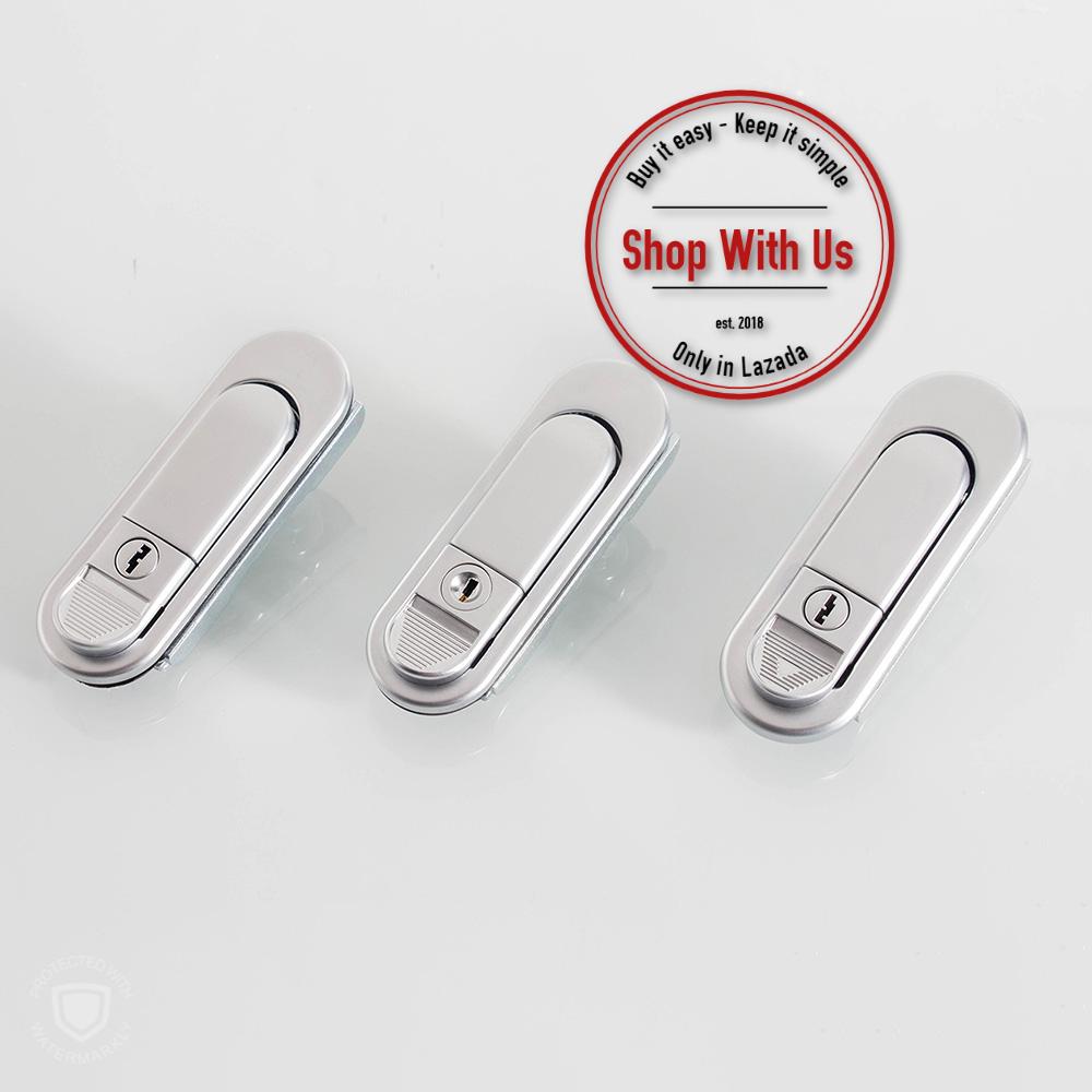 [Combo] 10 Chiếc Khóa Bấm Gạt Tủ Điện AB - Khóa bật cửa tủ AB301-3-1 x 10 Pcs - Khóa Ấn Đầu Tròn - Khóa Tủ Bật Tròn Combo 10 cái - AB