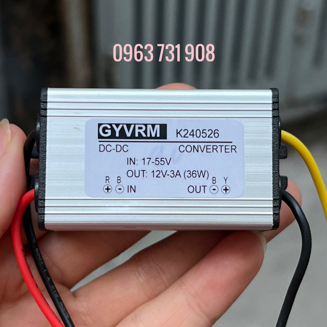 Bộ mạch hạ áp 24v xuống 12v 3a 36w