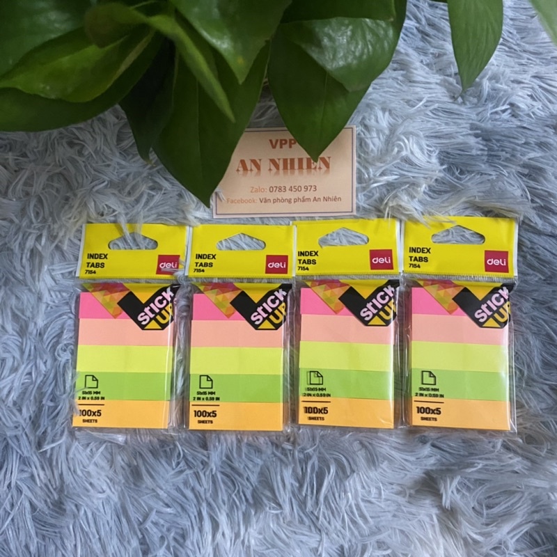 Giấy note 5 màu 7154 - deli