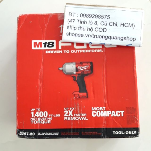 Máy mở bulong milwaukee 2767-20
