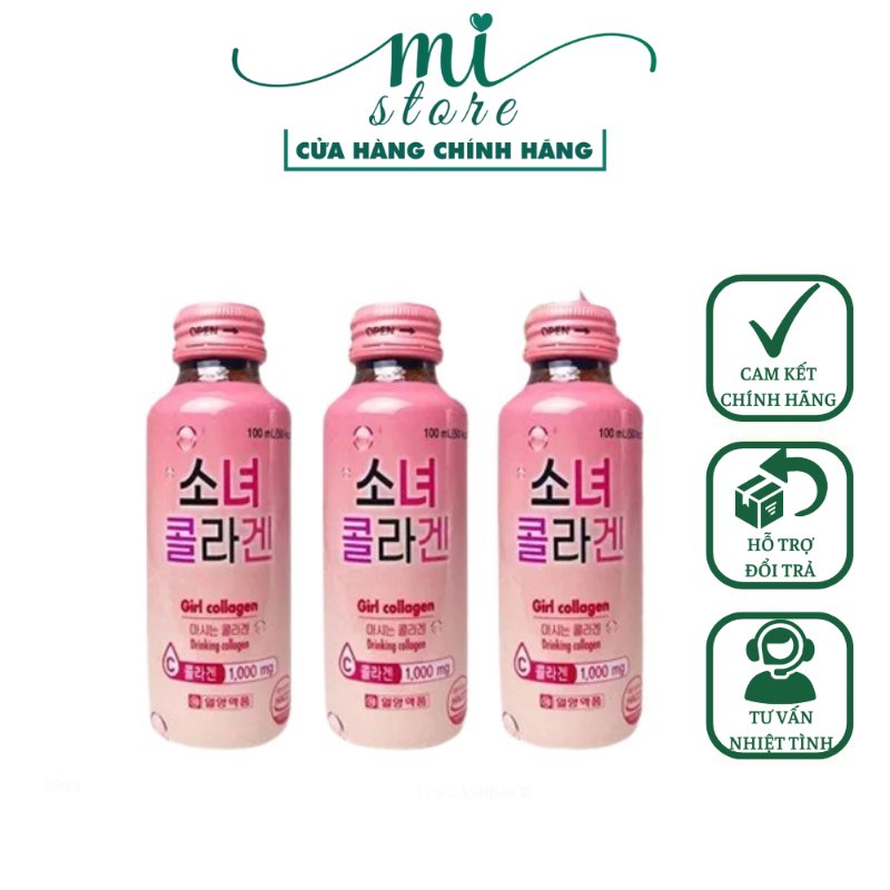 Nước uống Girl Collagen Hàn Quốc 100ml x 10 lọ - Mi Store