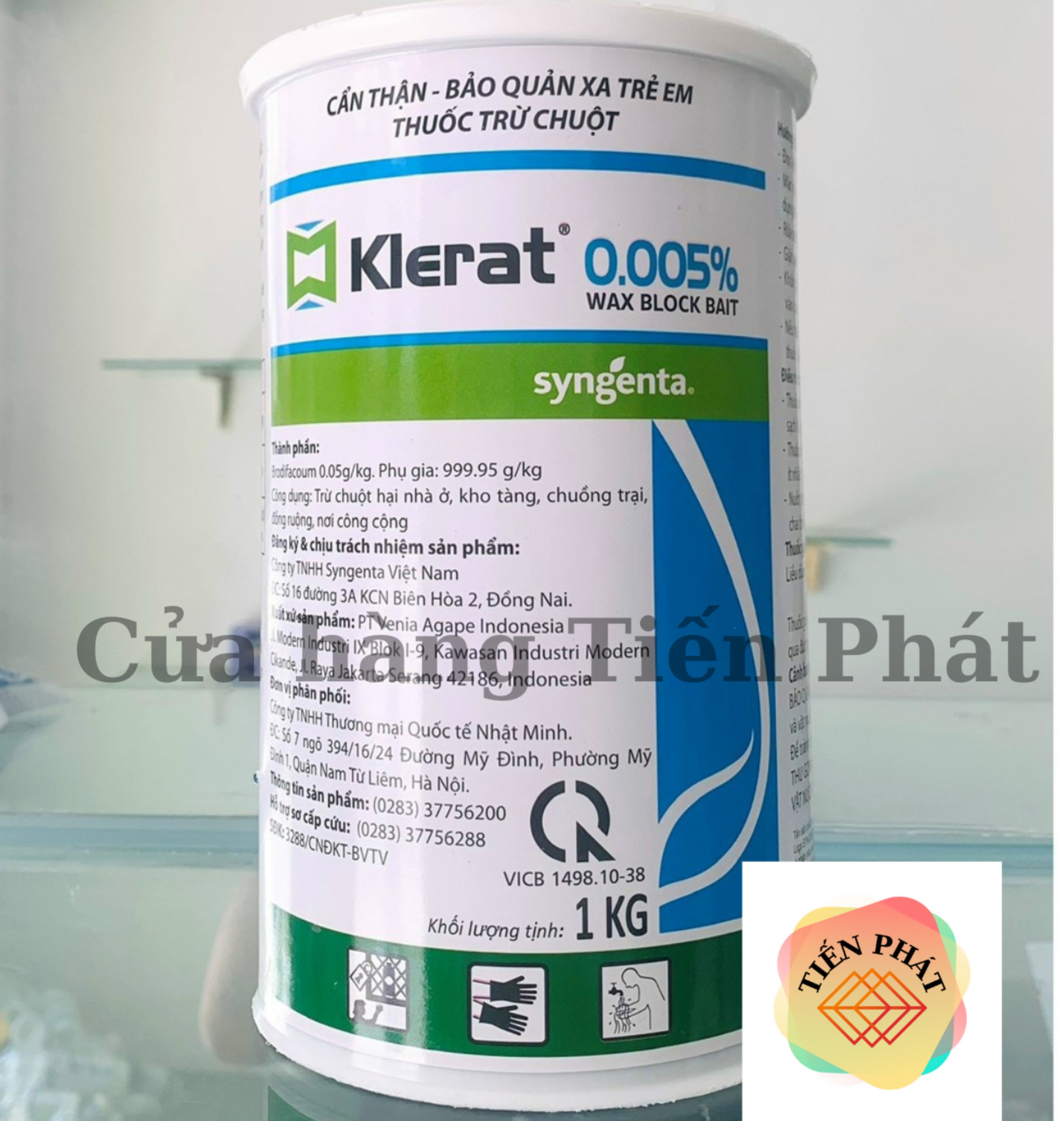 Bả chuột klerat 0.005%