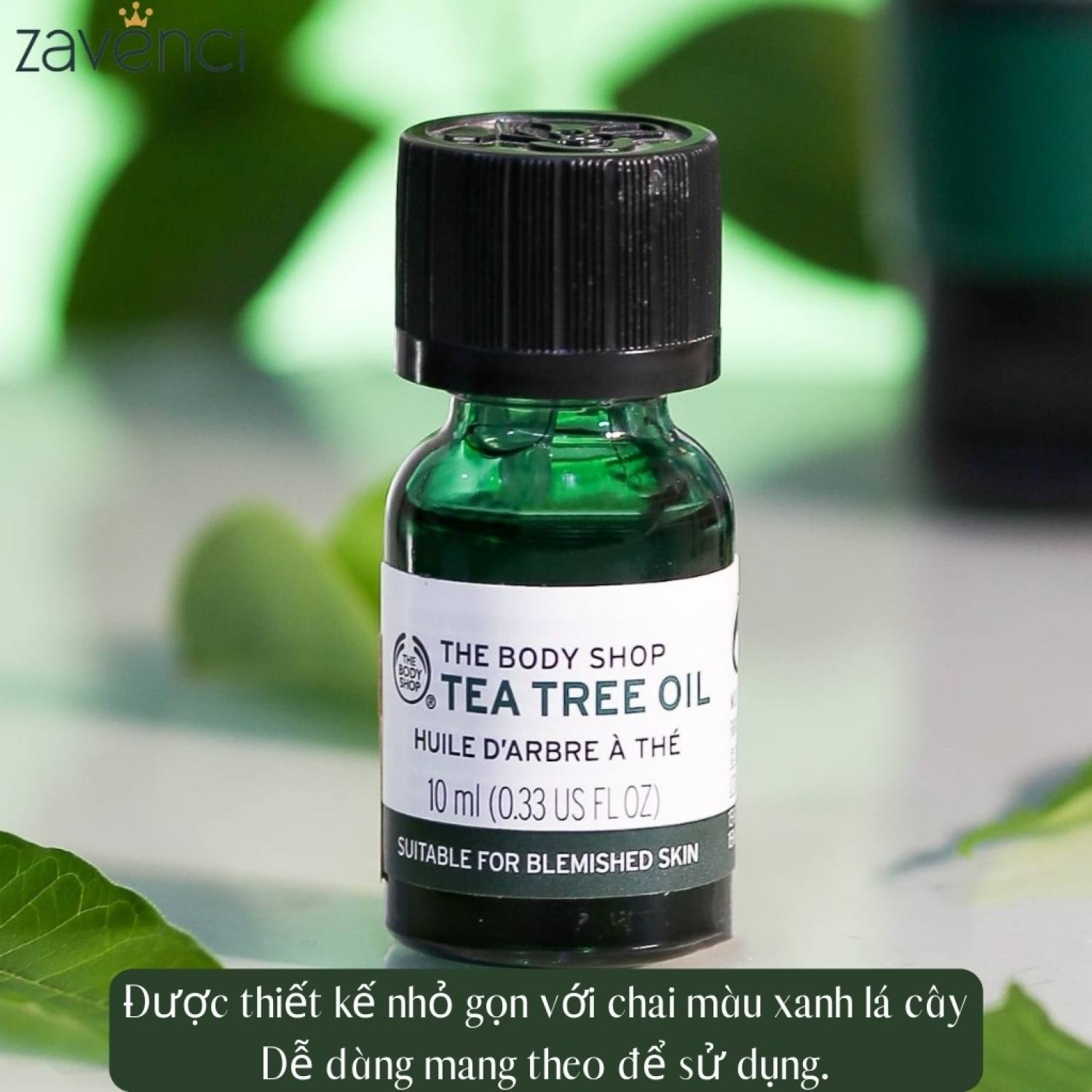 Tinh dầu tràm trà the body shop zavenci tea tree oil 10ml