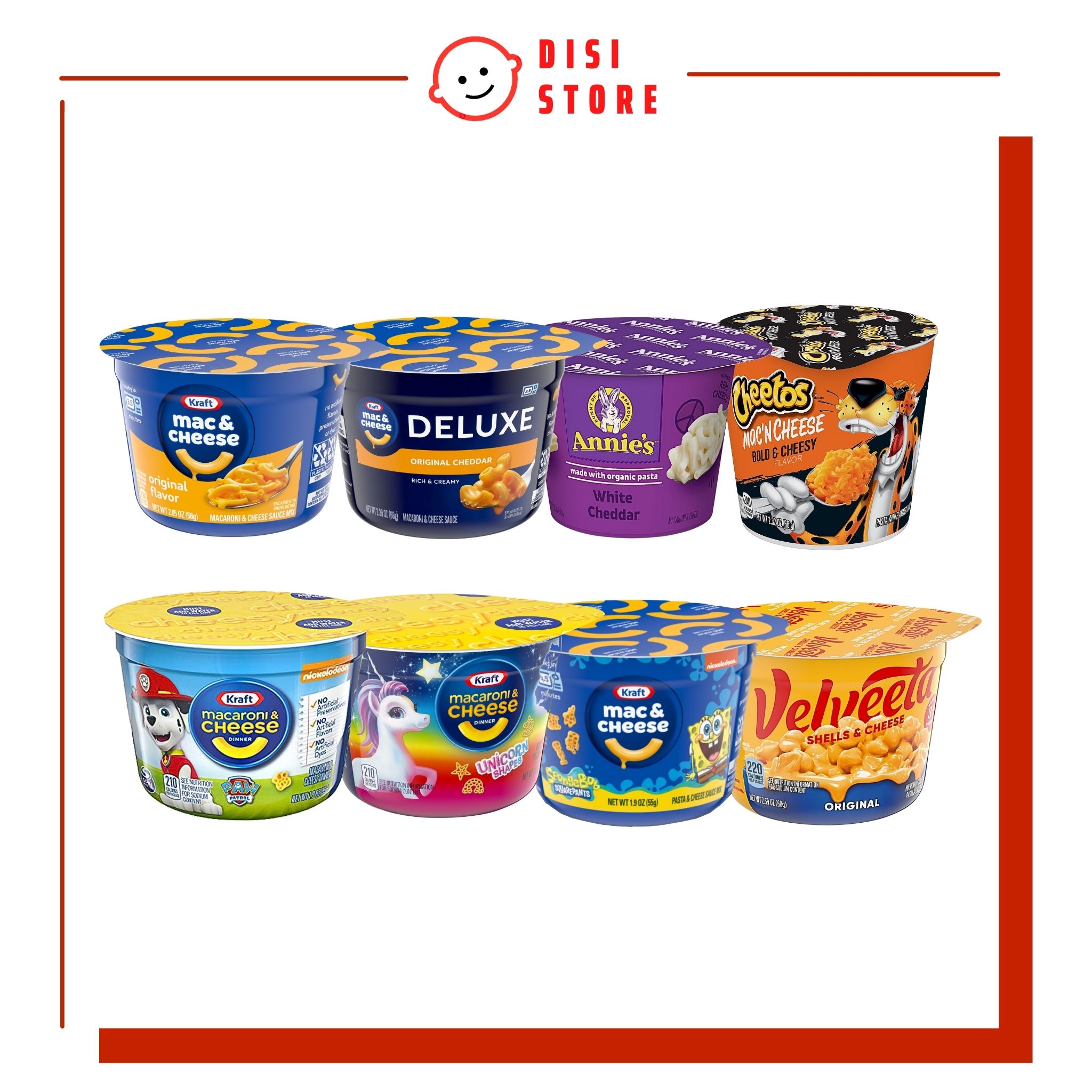 Nui Phô Mai Mac And Cheese VELVEETA/ KRAFT ORIGINAL, DELUXE / CHEETOS / ANNIES Nui Ống Nui Sò Nui Xo