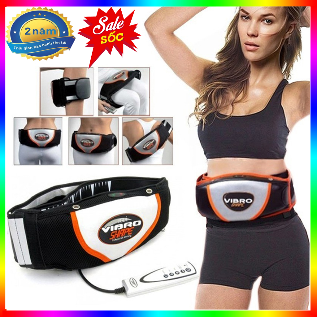 Máy massage bụng cao cấp làm thon cơ thể, dụng cụ chăm sóc sắc đẹp, máy tập bụng cực mạnh, máy mát xa bụng vibro shape đánh tan mỡ thừa trên toàn cơ thể đặc biệt là mỡ vùng bụng