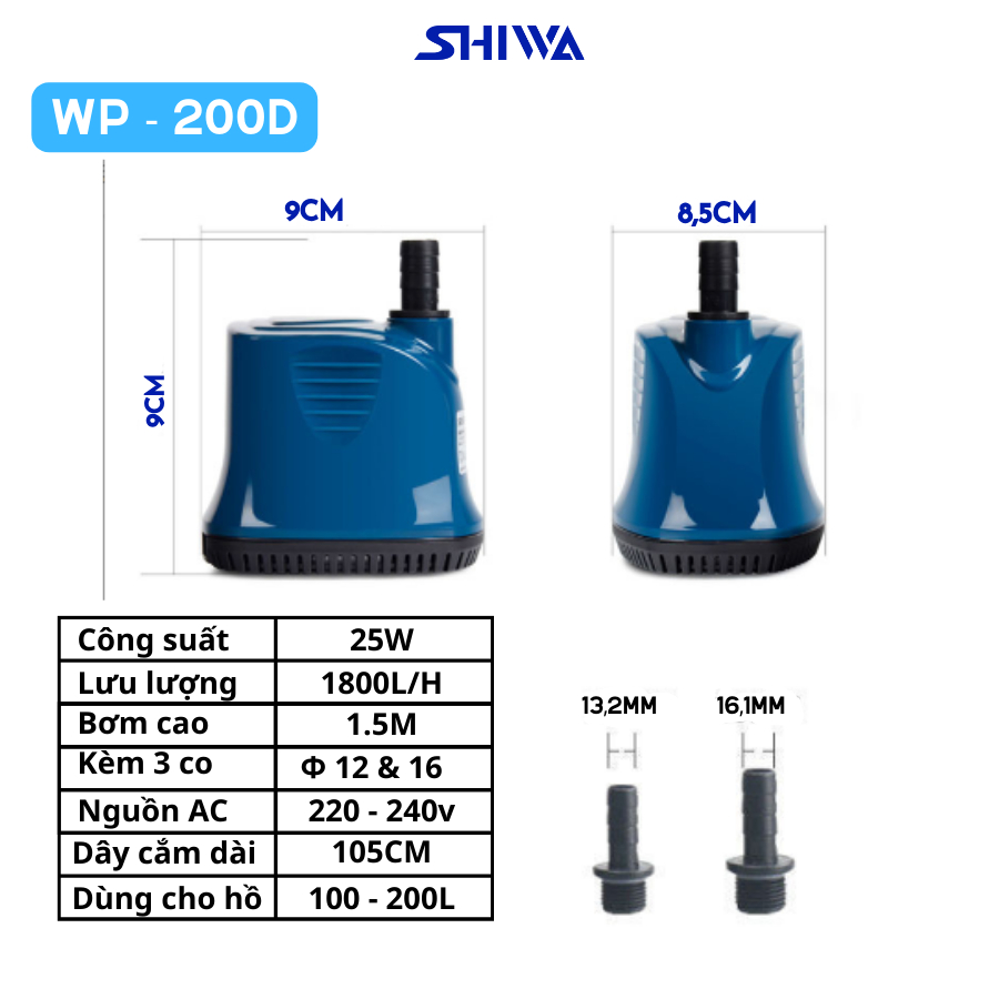 Sobo aquarium pump full size 7w/25W/35W/55W/80W/110W aquarium water pump-aquarium water pump, rock pump multi-functional water filter pump-Shiwa aquarium - 6