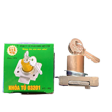 Ổ khóa tủ việt tiệp 03201