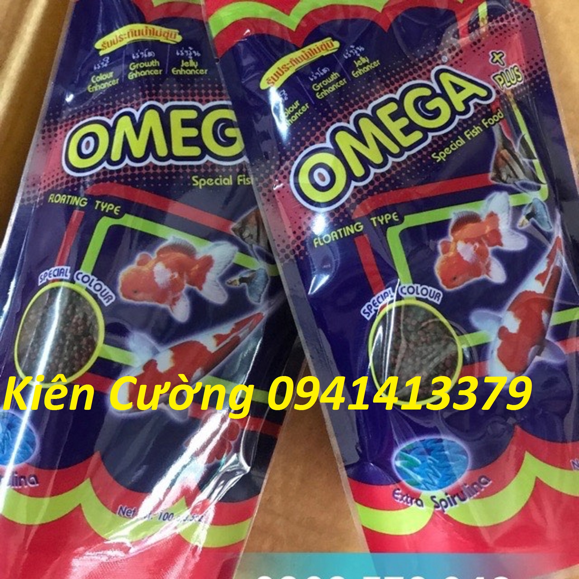 Thức ăn cho cá cảnh chống đục nước Omega hạt nhỏ 100g