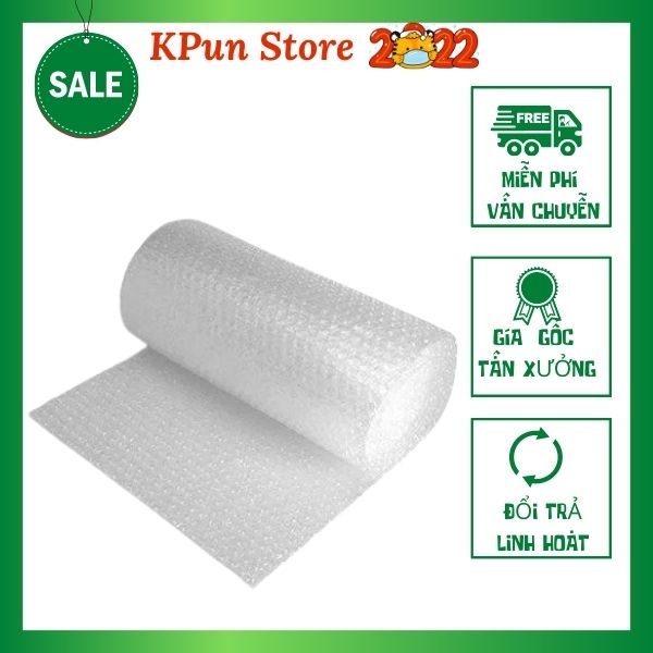 [FREESHIP+QUÀ]Cuộn Bóng Khí, Chống Sốc, Xốp Nổ, Màng Xốp Hơi KPun Store K22 Đóng Hàng 0.2x100 m kèm quà tặng dao dọc giấy cao cấp khi mua 6 cây