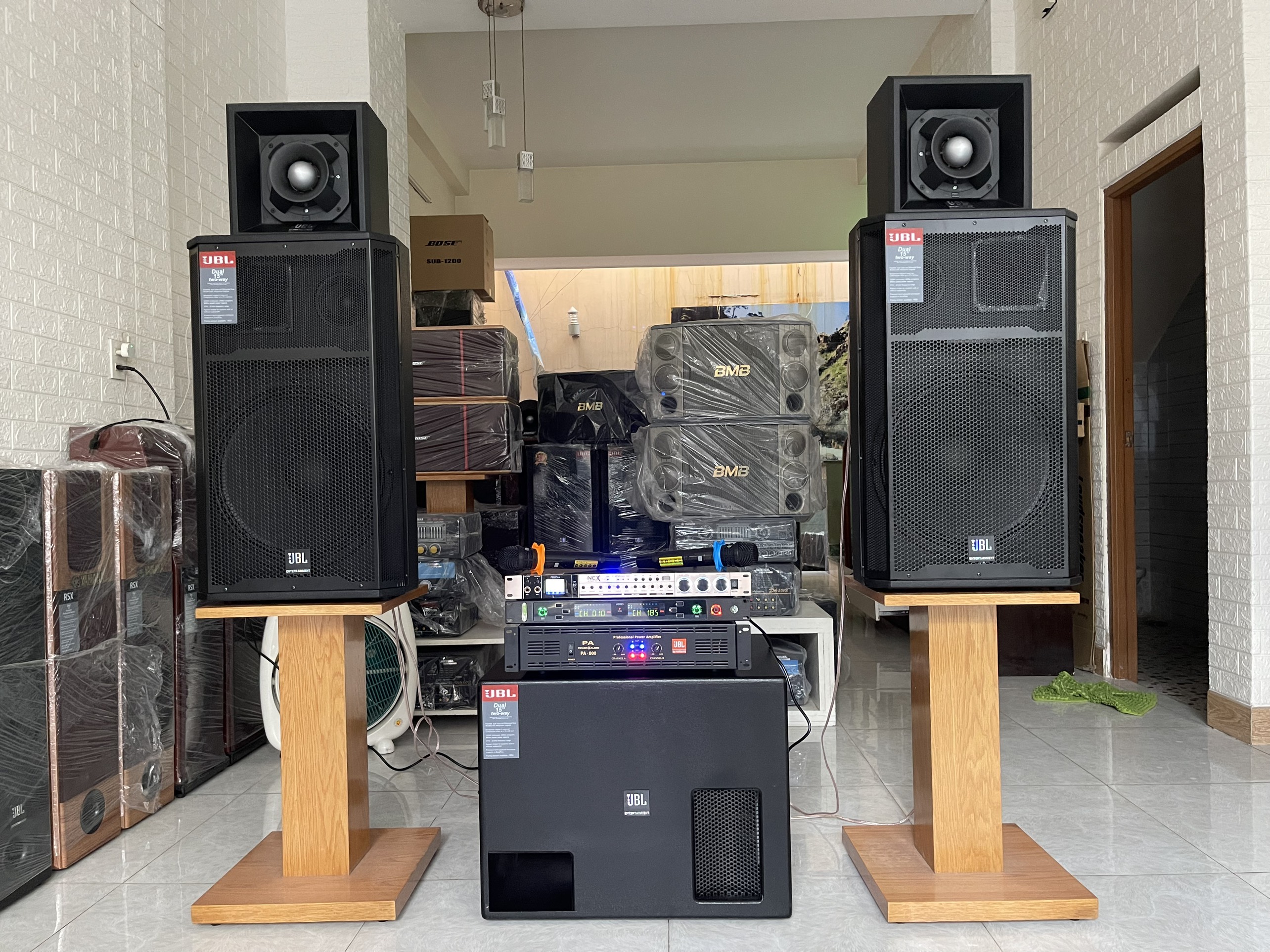 Dàn karaoke và nghe nhạc gia đình kms - 9100