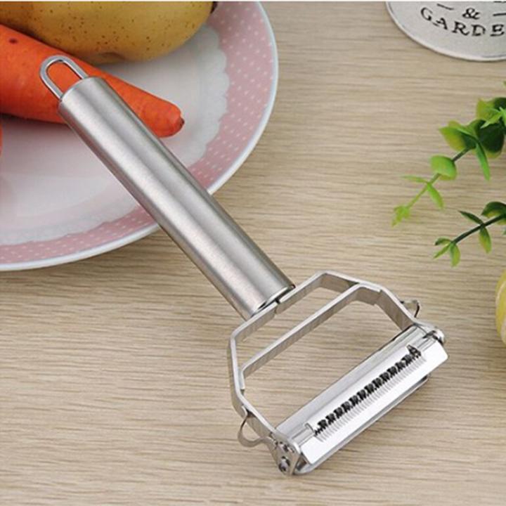 Dao bào inox  đa năng 2 lưỡi - double Peeler 18 x 8.2cm