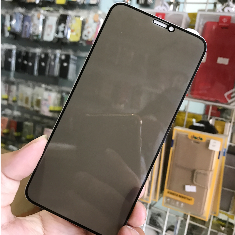 Cường lực iphone xs max full chống nhìn trộm-chống nhìn lén phụ kiện đầy đủ