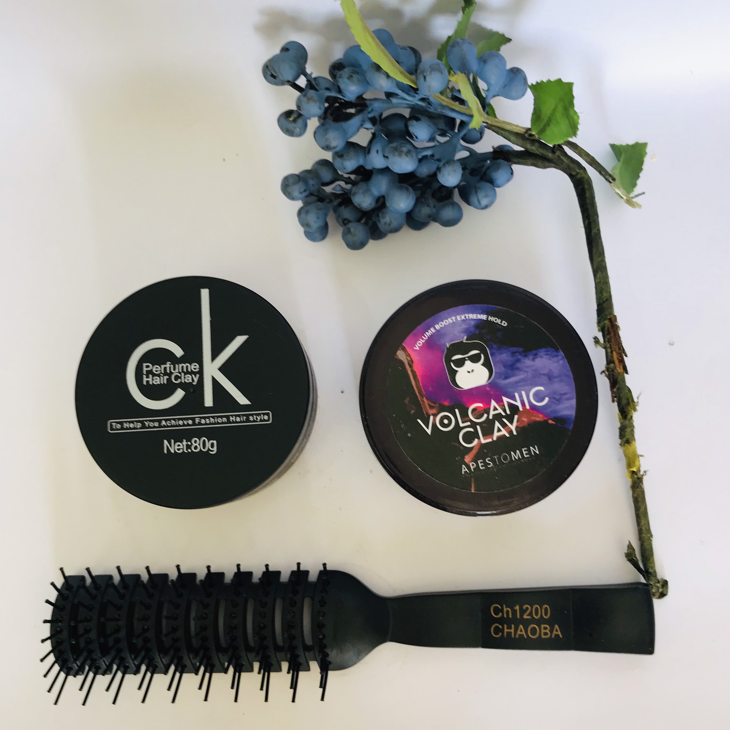 Combo gôm xịt tạo kiểu tóc và sáp vuốt tóc nam CK tạo mẫu tóc  Tặng lược  tạo kiểu tóc   MixASale