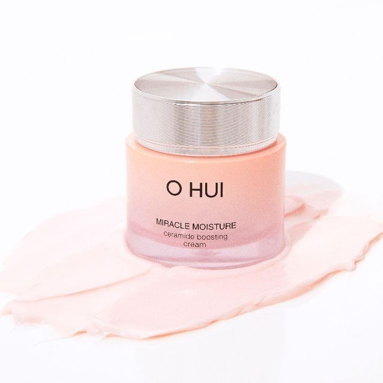 Kem Dưỡng Ẩm Ohui Miracle Moisture Ceramide Boosting Cream 30ml Dưỡng Ẩm Cho Làn Da Căng Mịn Sáng Hồng Tách Set