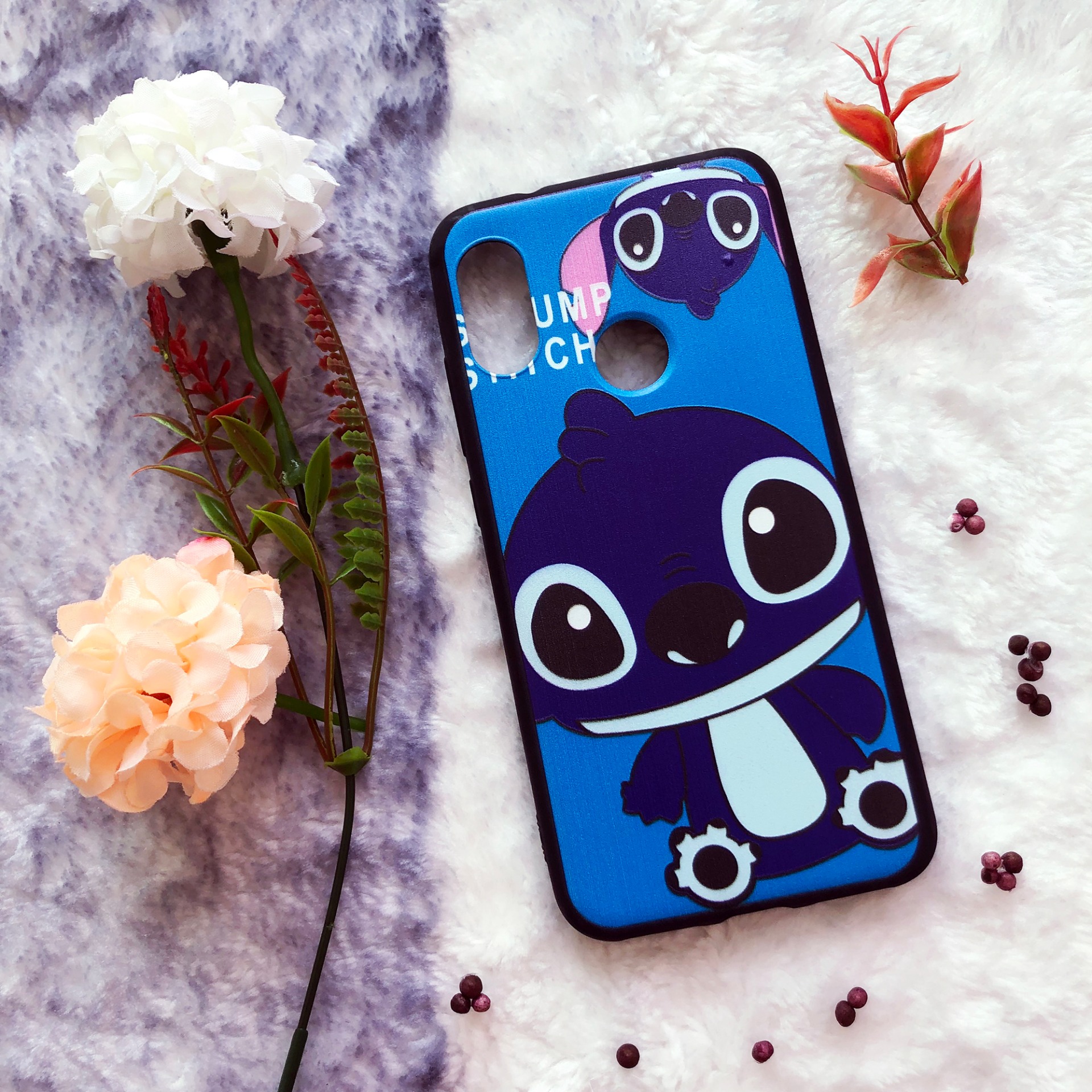 [Nhiều mẫu] Ốp lưng dẻo Xiaomi Mi A2 Lite (Thân đen - in hình siêu cute)