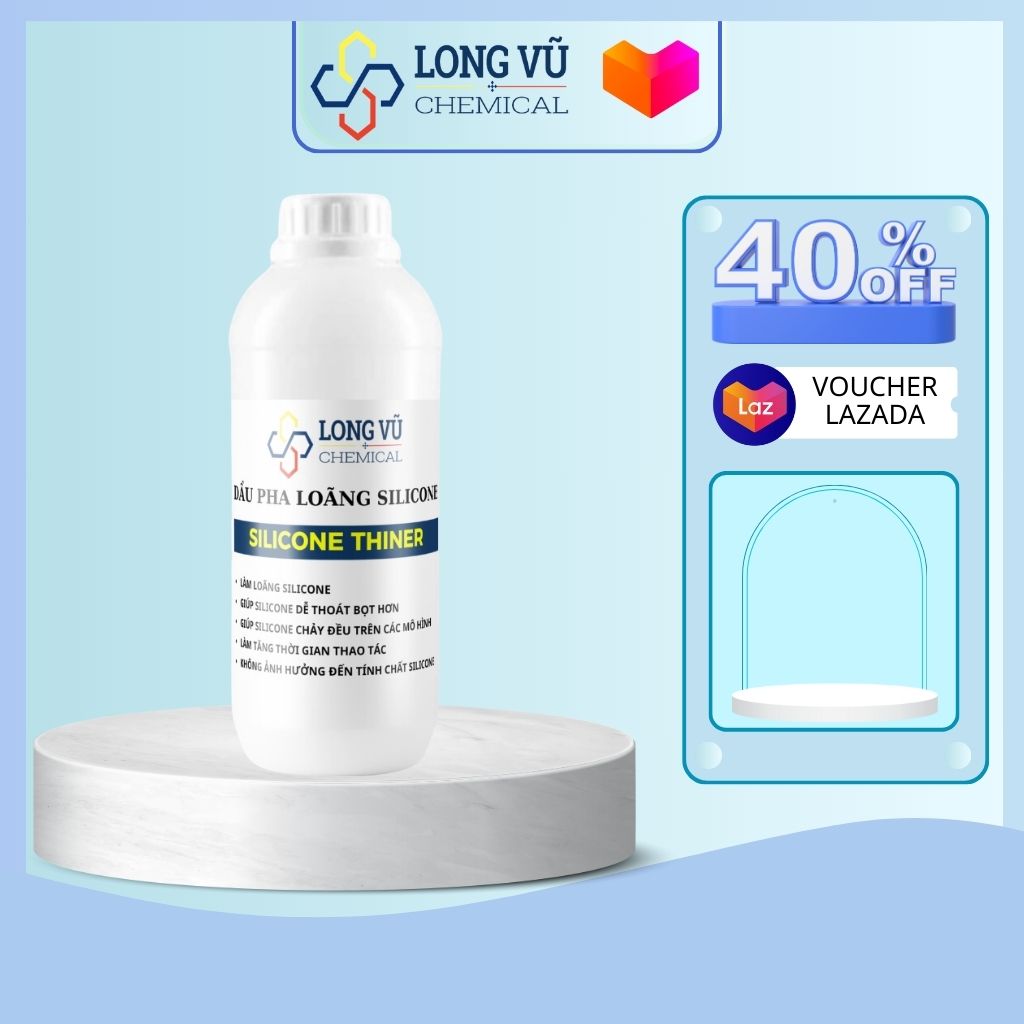 Dầu Pha Loãng Làm Lỏng Silicon - Silicone Thinner - 100G - Nguyên vật liệu đúc khuôn tượng, thạch cao, nến, xà phòng, bá