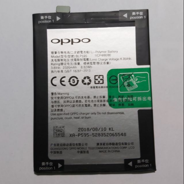 Pin zin oppo r7 / r7 lite bảo hành đổi mới