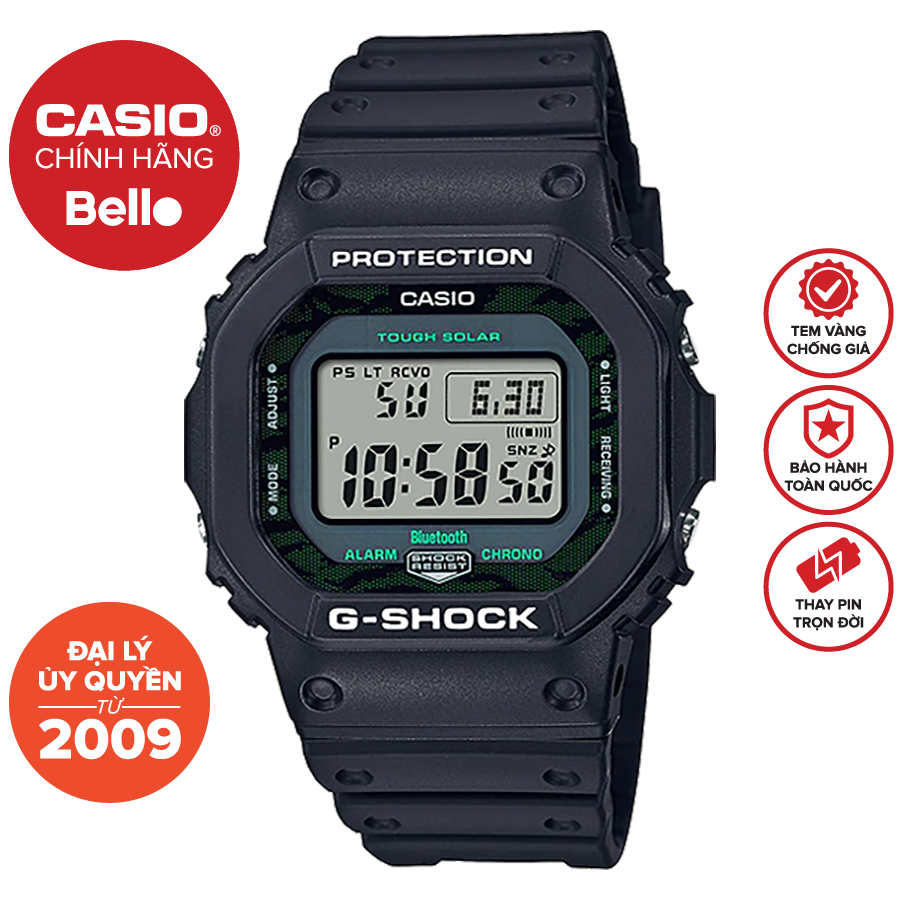 Đồng hồ Nam Dây nhựa G-Shock GW-B5600MG-1DR chính hãng bảo hành 5 năm Pin trọn đời