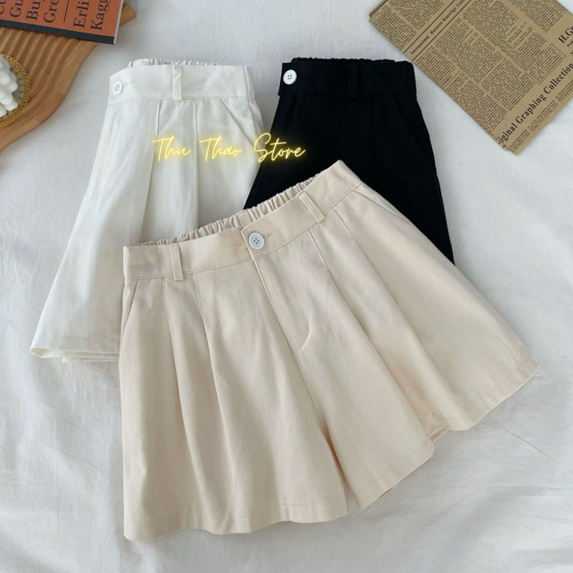 Quần short đũi - quần đùi đũi kiểu dáng váy siêu hot m106
