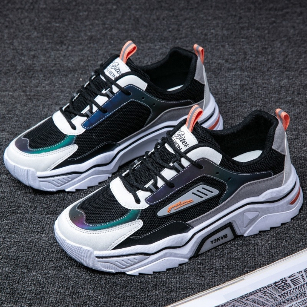 Giày nam sneaker Y3 hot 2021 viền phản quang phong cách thời trang hiện đại