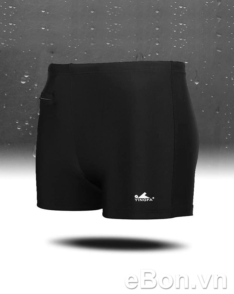 Yingfa quần bơi boxer đơn giản cho nam y3617 yingfa, có túi kéo khóa, thoải mái.