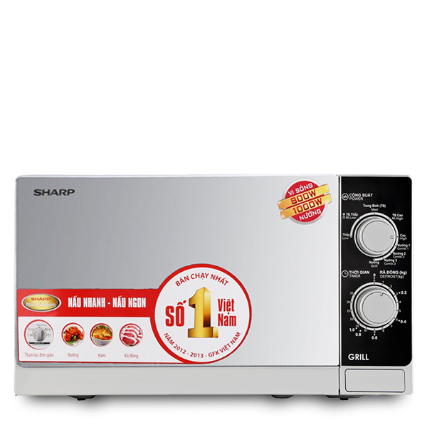 Lò vi sóng có nướng sharp r-g223vn- 20 lít -chính hãng