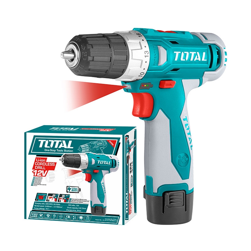 Máy khoan dùng pin li-ion 12vbh 3 tháng total tdli228120-1