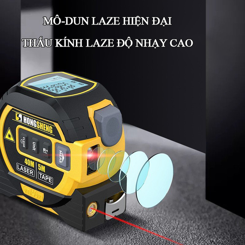Thước Đa Năng 3 trong 1 ( Thước rút, Thước đo xa lazer, Đo thăng bằng Nivo Lazer)