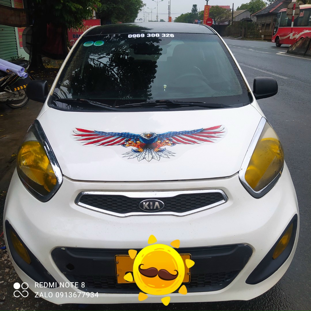 Tem Đại Bàng ỹ dán trang trí xe tải, xe ô tô