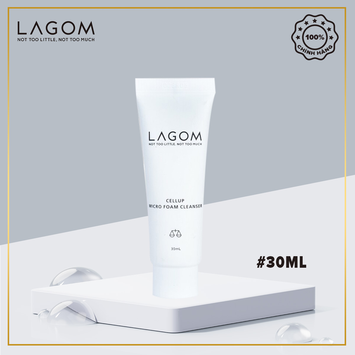 Sữa Rửa Mặt Tạo Bọt Lagom Cellup Micro Foam Cleanser 30ml