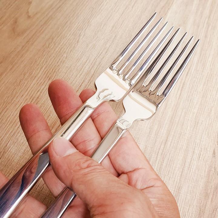 Set 2 nĩa inox lock&lock 20cm llc025
