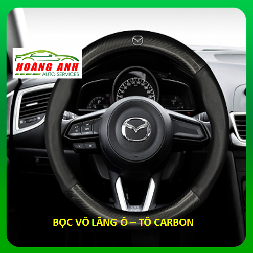 Bọc vô lăng ô tô cacbon - chống trơn, chống trượt - bọc vô lăng các hãng logo hãng xe hơi cao cấp