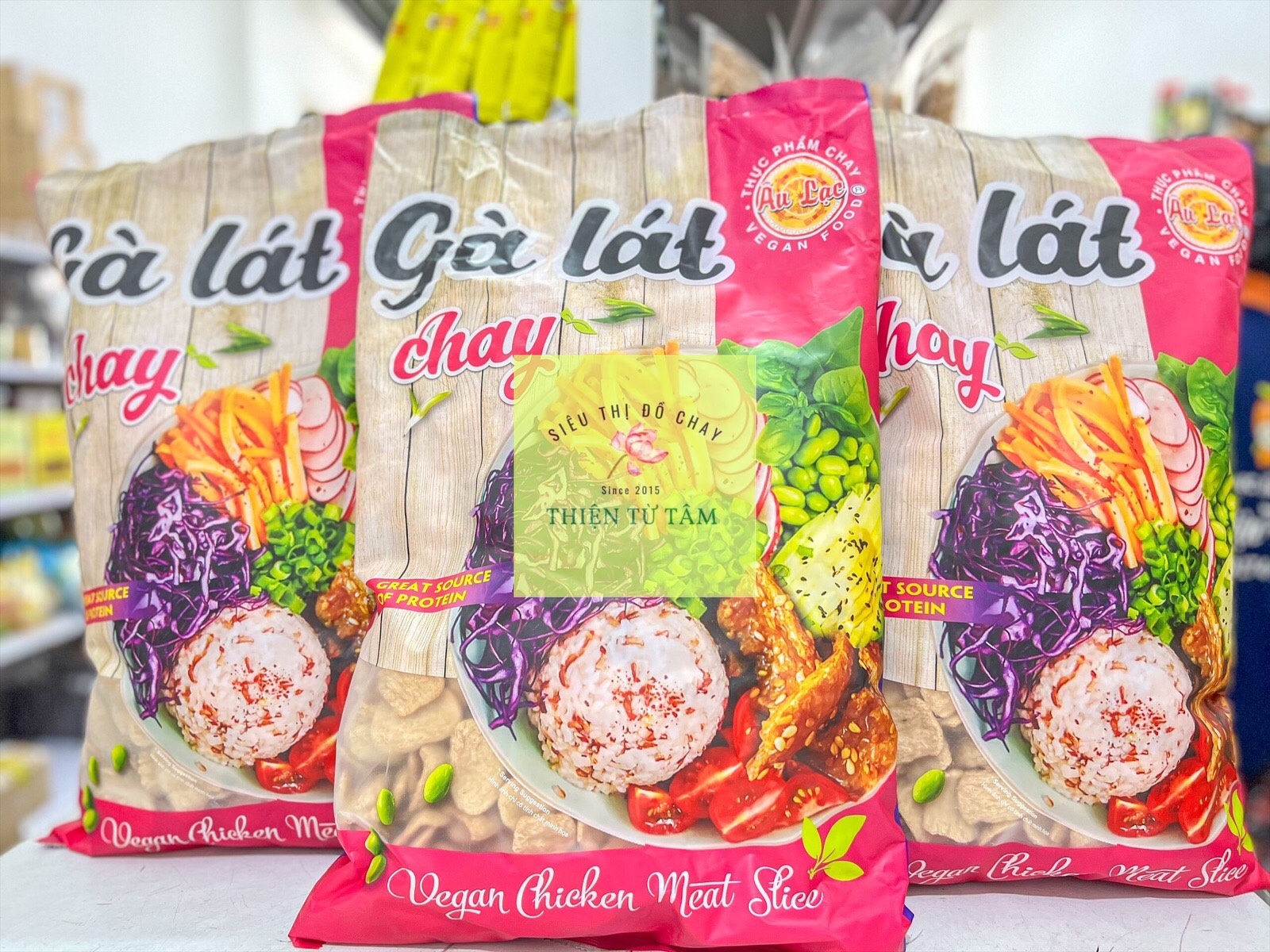 Gà lát chay ngon âu lạc thực phẩm chay sạch 1kg