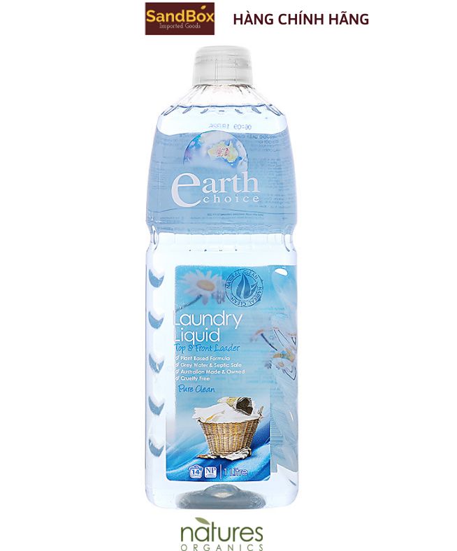 Nước giặt cao cấp gốc thực vật Earth Choice 1L