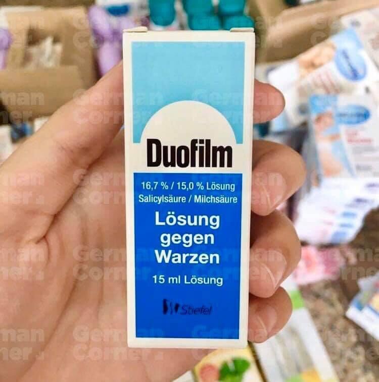 DUNG DỊCH LÀM SẠCH MỤN THỊT MỤN CÓC DUOFILM ĐỨC chai 15ml [HCM] - German Corner Hàng Đức Nội Địa