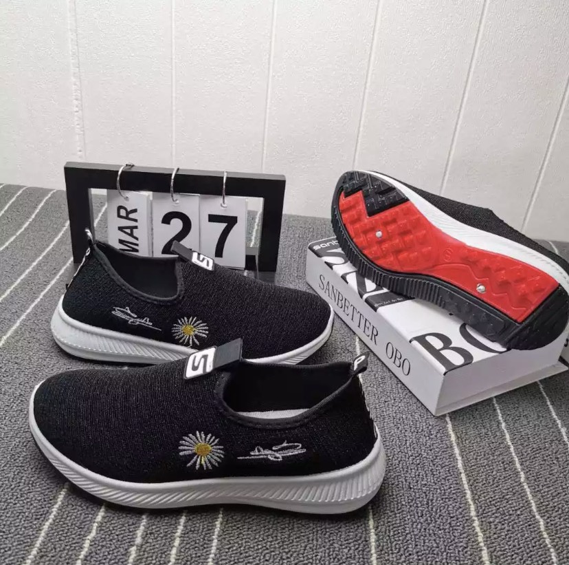 Giầy thể thao nữ Giầy hoa cúc Giầy đi bộ Giầy Sneaker Giầy siêu nhẹ